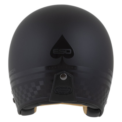 Otevřená přilba Eso Forty Nine BlackOut, CASSIDA (černá matná/černá) 2025