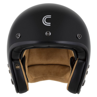 Otevřená přilba Eso Forty Nine, CASSIDA (černá perleť/zlatá/šedá) 2025