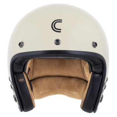 Otevřená přilba Eso Forty Nine, CASSIDA (krémová/černá) 2025