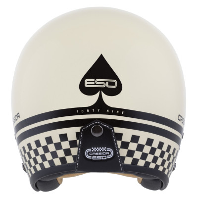 Otevřená přilba Eso Forty Nine, CASSIDA (krémová/černá) 2025