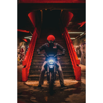 Otevřená přilba Handy Plus Linear, CASSIDA (červená matná/černá) 2025