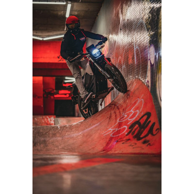 Otevřená přilba Handy Plus Linear, CASSIDA (červená matná/černá) 2025