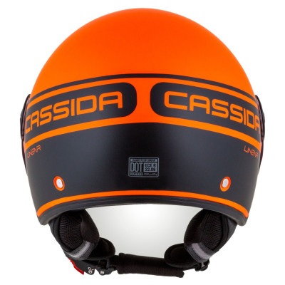 Otevřená přilba Handy Plus Linear, CASSIDA (oranžová matná/černá) 2025