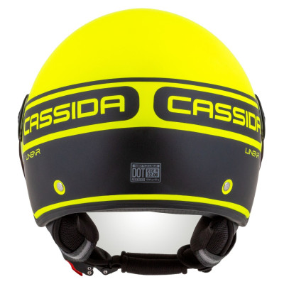 Otevřená přilba Handy Plus Linear, CASSIDA (žlutá fluo matná/černá) 2025