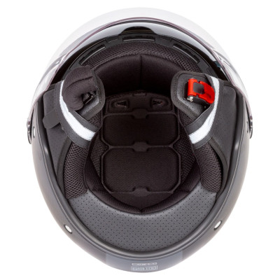 Otevřená přilba Handy Plus, CASSIDA (černá matná/šedá) 2025