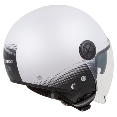 Otevřená přilba Handy Plus, CASSIDA (bílá/černá) 2025