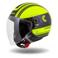 Otevřená přilba Handy Metropolis Safety, CASSIDA (žlutá fluo/černá/reflexní šedá) 2025