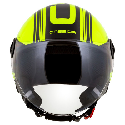 Otevřená přilba Handy Metropolis Safety, CASSIDA (žlutá fluo/černá/reflexní šedá) 2025