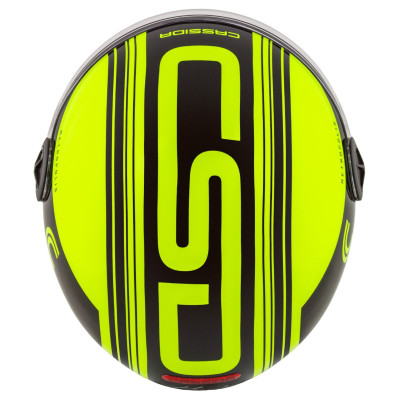 Otevřená přilba Handy Metropolis Safety, CASSIDA (žlutá fluo/černá/reflexní šedá) 2025