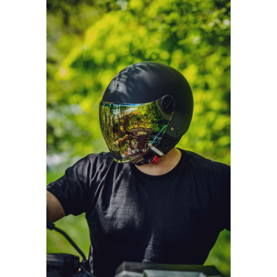 Otevřená přilba Handy, CASSIDA (černá matná/šedá) 2025