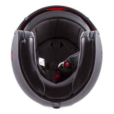 Otevřená přilba Oxygen Jawa OHC, CASSIDA (červená matná/černá/bílá)