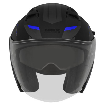 přilba N130 KLINT, NOX (černá matná,modrá) 2024