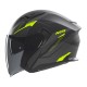 přilba N130 Myst, NOX (černá matná, žlutá fluo) 2025