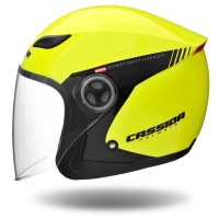 Otevřená přilba Reflex Safety, CASSIDA (žlutá fluo/černá)