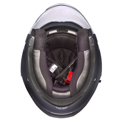 Otevřená přilba Jet Tech, CASSIDA (černá matná/šedá loga)