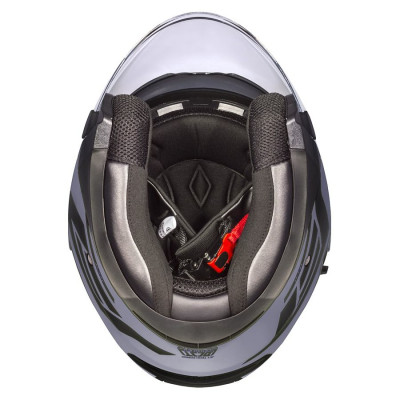 Otevřená přilba Jet Tech Corso, CASSIDA (černá matná/šedá)