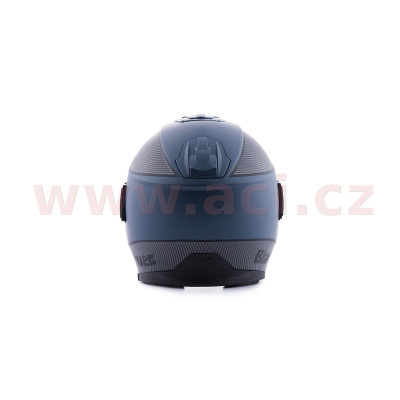 přilba SOLO, BLAUER (modrá matná, carbon, stříbrná)