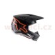 přilba S-M5 COMPASS, ALPINESTARS (matná černá/oranžová fluo)