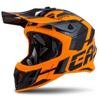 Motokrosová přilba Cross Pro 2 Contra, CASSIDA (oranžová/černá/šedá)