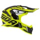 Motokrosová přilba Cross Pro 2 Contra, CASSIDA (žlutá fluo/černá/šedá/bílá)