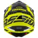 Motokrosová přilba Cross Pro 2 Contra, CASSIDA (žlutá fluo/černá/šedá/bílá)