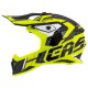 Motokrosová přilba Cross Pro 2 Contra, CASSIDA (žlutá fluo/černá/šedá/bílá)