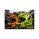 Motokrosová přilba Cross Pro 2 Contra, CASSIDA (žlutá fluo/černá/šedá/bílá)