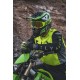 Motokrosová přilba Cross Pro 2 Contra, CASSIDA (zelená perleť/černá/šedá/bílá)