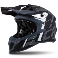 Motokrosová přilba Cross Pro 2 Contra, CASSIDA (šedá matná/černá/bílá)