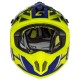 Motokrosová přilba Cross Pro 2 Contra, CASSIDA (žlutá fluo/modrá perleť/černá/bílá)