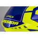 Motokrosová přilba Cross Pro 2 Contra, CASSIDA (žlutá fluo/modrá perleť/černá/bílá)