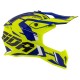 Motokrosová přilba Cross Pro 2 Contra, CASSIDA (žlutá fluo/modrá perleť/černá/bílá)