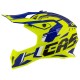 Motokrosová přilba Cross Pro 2 Contra, CASSIDA (žlutá fluo/modrá perleť/černá/bílá)