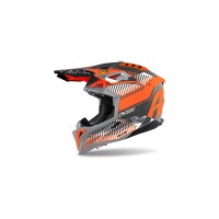 přilba AVIATOR 3.0 Wave, AIROH (oranžová/chrom) 2022
