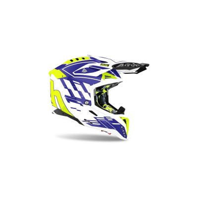 přilba AVIATOR 3.0 Rampage, AIROH (lesklá modrá) 2022