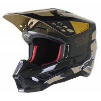 přilba S-M5 ROVER, ALPINESTARS (pískový maskáč/mandarinka lesklá)