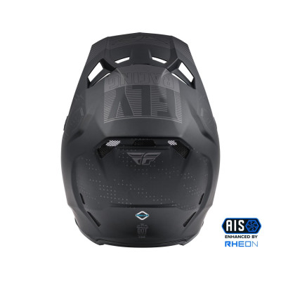 přilba FORMULA CC PRIMARY, FLY RACING (černá matná/šedá)