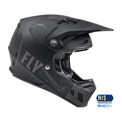 přilba FORMULA CC PRIMARY, FLY RACING (černá matná/šedá)