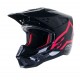 přilba S-M5 COMPASS, ALPINESTARS (černá/růžová)