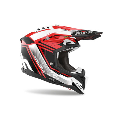 přilba AVIATOR 3.0 League, AIROH (červená) 2023