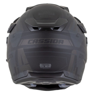 Enduro přilba Road Runner TechniX, CASSIDA (černá matná/černá/šedá/černý matný kšilt, plexi s přípravou pro Pinlock) 2025