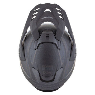 Enduro přilba Road Runner TechniX, CASSIDA (černá matná/černá/šedá/černý matný kšilt, plexi s přípravou pro Pinlock) 2025