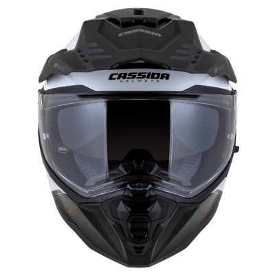 Enduro přilba Road Runner Dual, CASSIDA (bílá/černá/černý matný kšilt, plexi s přípravou pro Pinlock) 2025