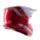 přilba SUPERTECH S-M8 RADIUM 2, ALPINESTARS (červená/bílá)