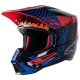 přilba S-M5 SOLAR FLARE, ALPINESTARS (černá/modrá/červená fluo/žlutá fluo)