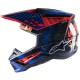 přilba S-M5 SOLAR FLARE, ALPINESTARS (černá/modrá/červená fluo/žlutá fluo)