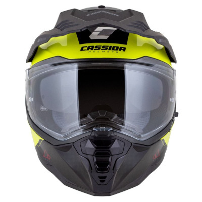 Enduro přilba Road Runner Dual, CASSIDA (žlutá fluo/černá/černý matný kšilt, plexi s přípravou pro Pinlock) 2025