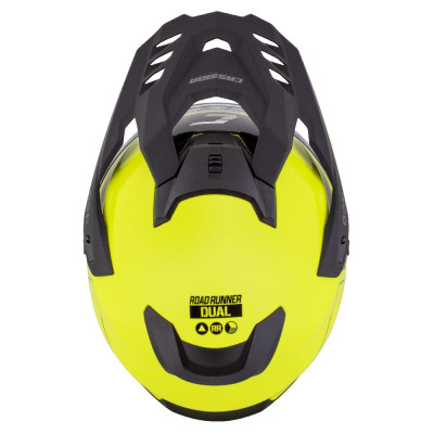Enduro přilba Road Runner Dual, CASSIDA (žlutá fluo/černá/černý matný kšilt, plexi s přípravou pro Pinlock) 2025