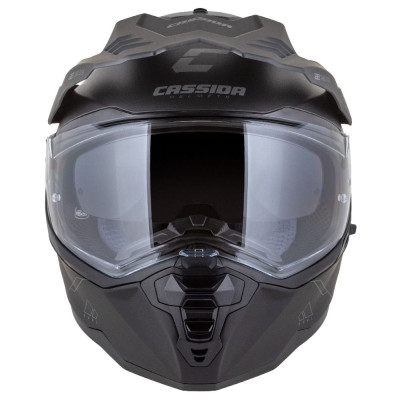 Enduro přilba Road Runner Dual, CASSIDA (černá matná/tmavě šedá/černý matný kšilt, plexi s přípravou pro Pinlock) 2025