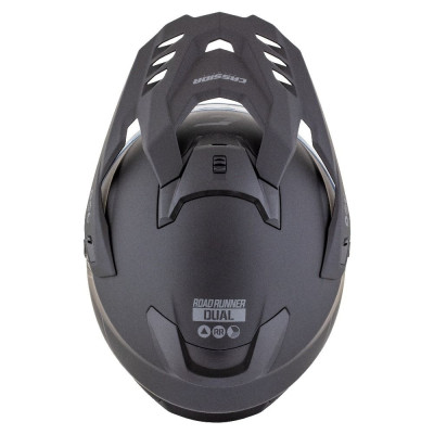 Enduro přilba Road Runner Dual, CASSIDA (černá matná/tmavě šedá/černý matný kšilt, plexi s přípravou pro Pinlock) 2025